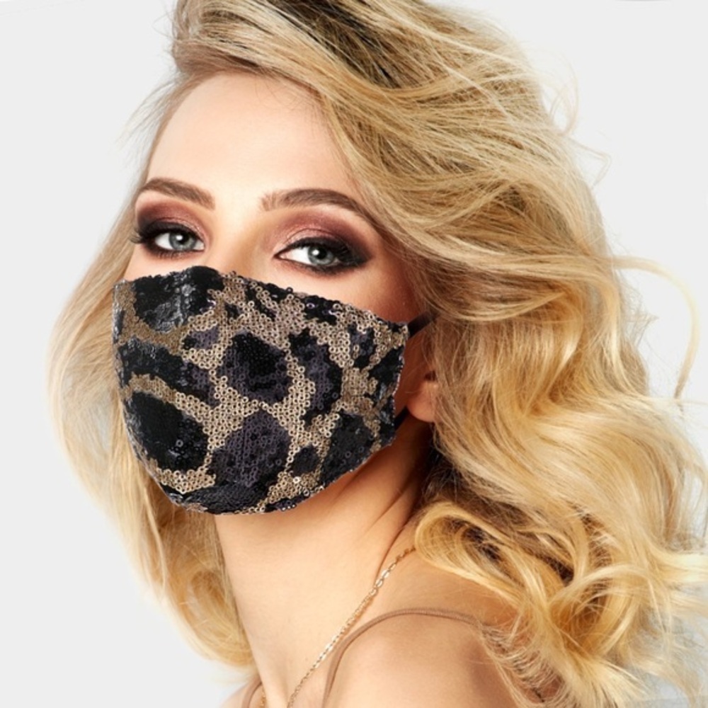 Animal print mask